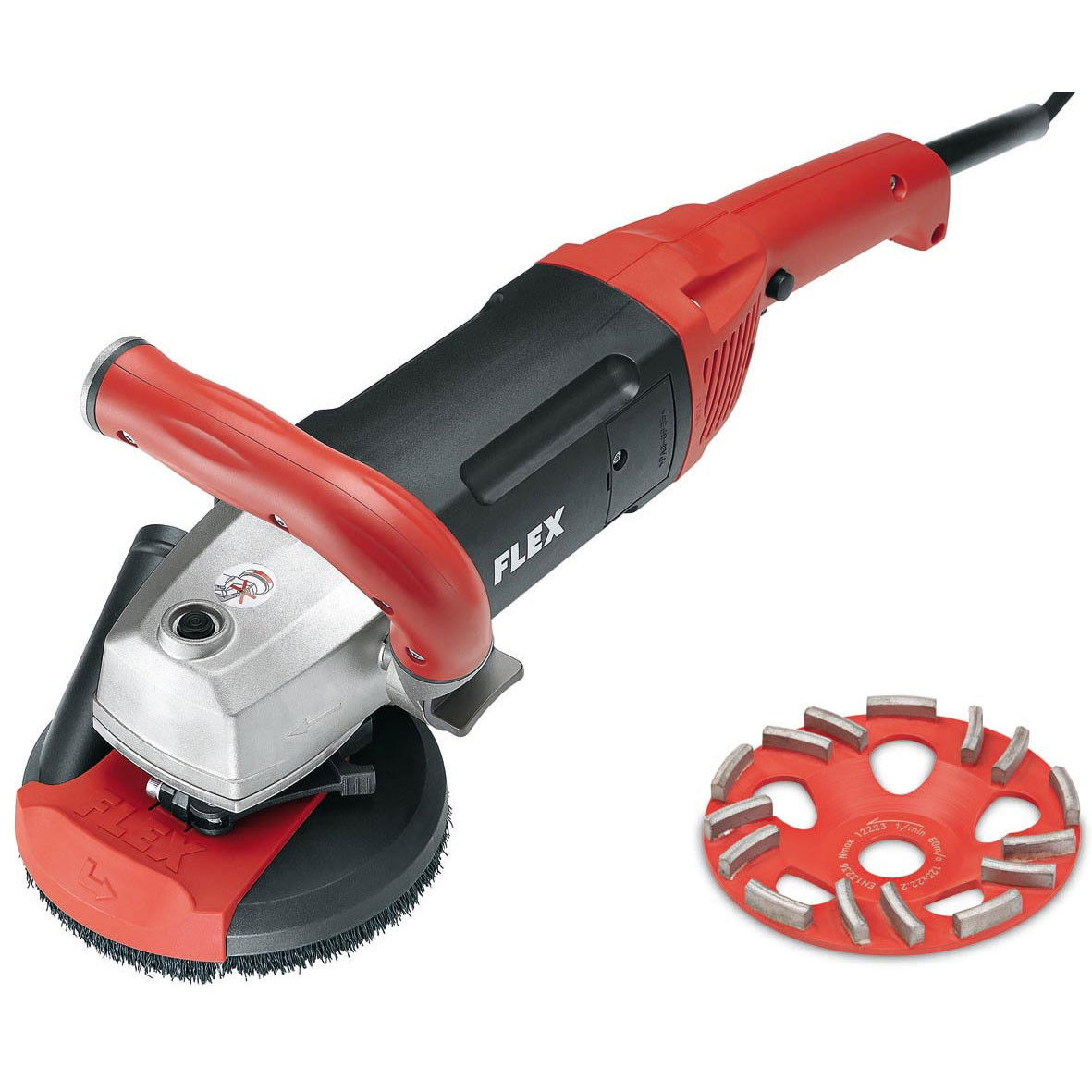 Flex LD 18-7 125 R erőteljes betoncsiszoló Estrich-Jet csiszoló tányérral termék fő termékképe