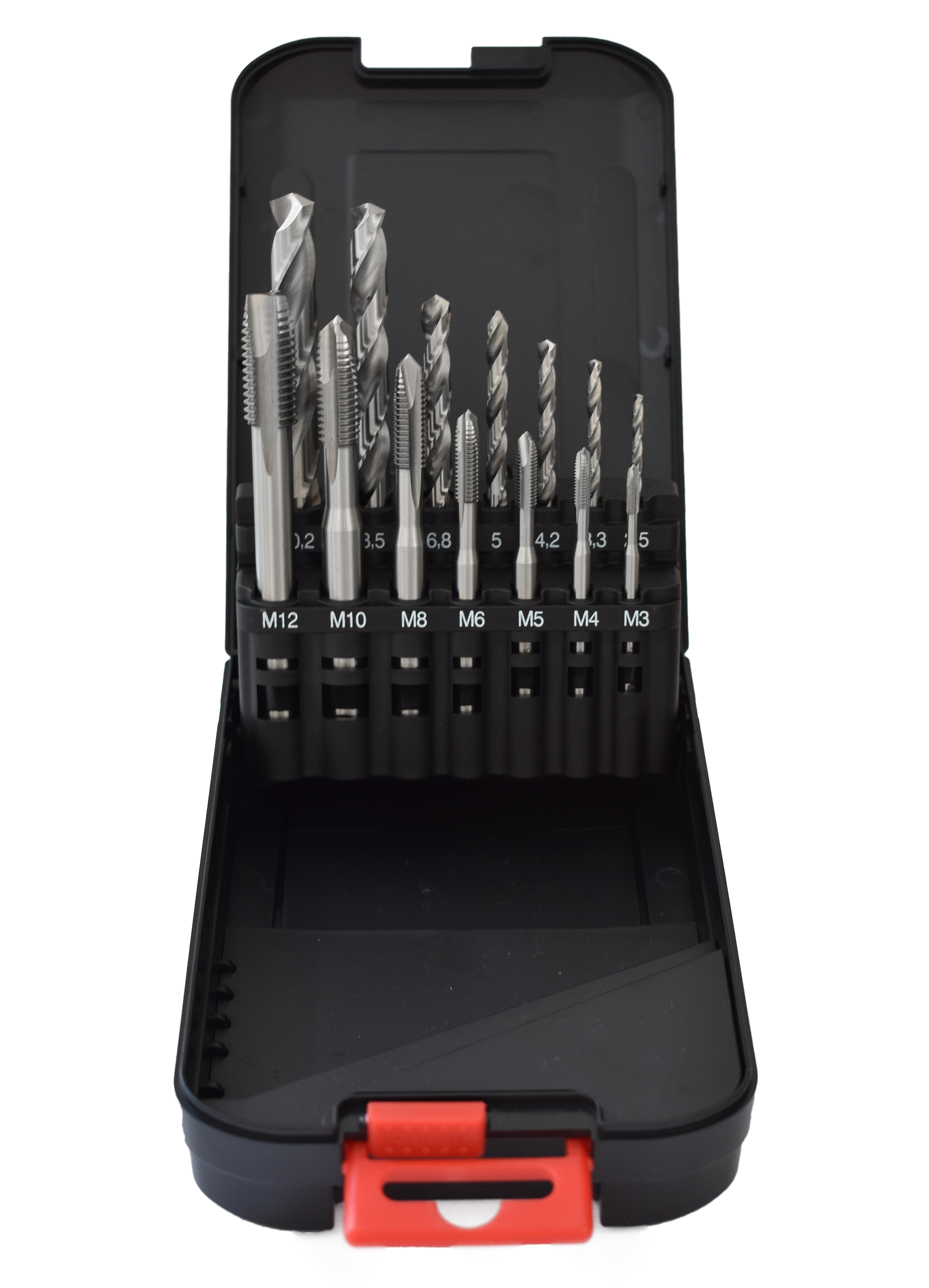 Abraboro D1 HSS-G 14 részes gépi menetfúró készlet termék fő termékképe