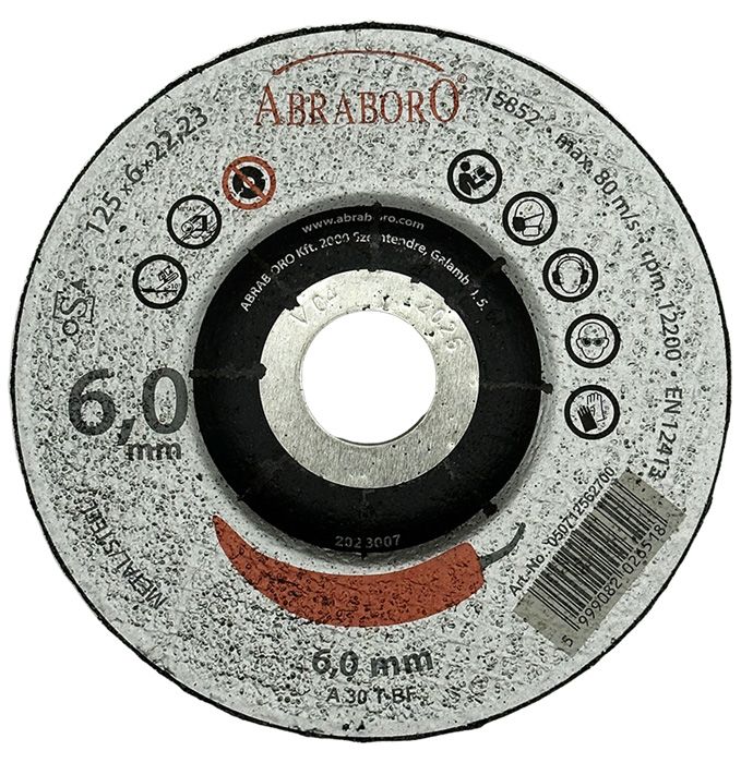 Abraboro 230 x 6.0 x 22 mm CHILI fémtisztító korong, 5 db/csomag termék fő termékképe