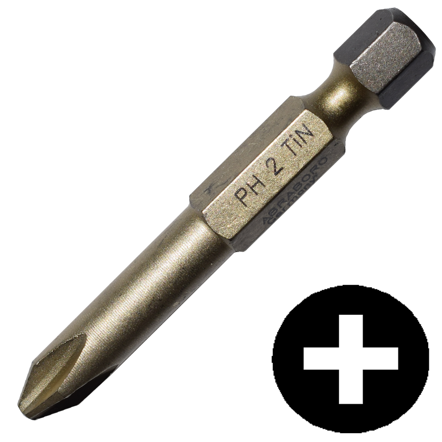 Abraboro PH 2 x 50 mm Phillips SUPRA-TIN bit, 10 db/csomag termék fő termékképe
