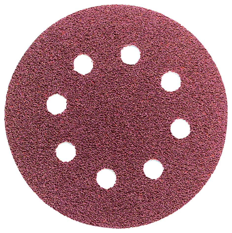 Abraboro 125 mm kör alakú csiszolópapír 8 lyukkal, 120-as szemcseméret, 50 db/csomag termék fő termékképe