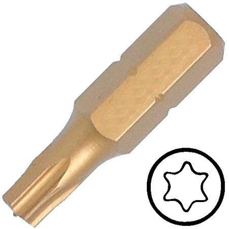 KENNEDY TX15 Torx titán csavarhúzó bit 1/4" hatszög illesztéssel, 25 mm termék fő termékképe