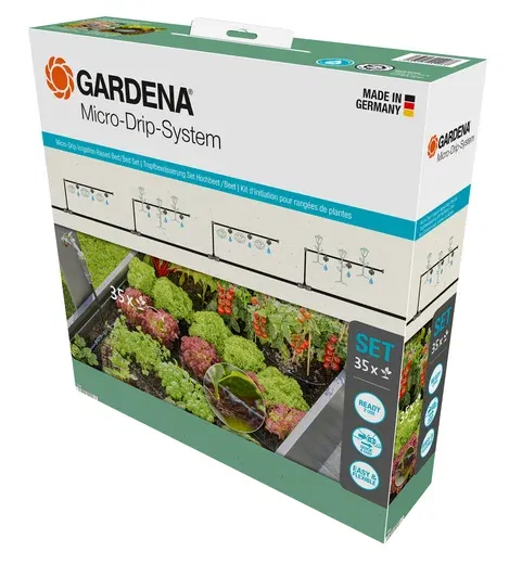 Gardena Micro-Drip-System csepegtető öntözés készlet magaságyásokhoz és egyéb ágyásokhoz, 35 növényhez termék fő termékképe