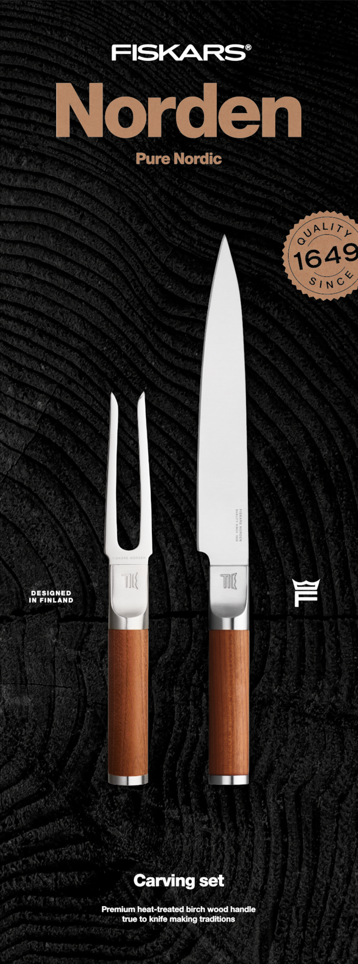 Fiskars Norden szeletelő készlet, 2 db/csomag termék fő termékképe