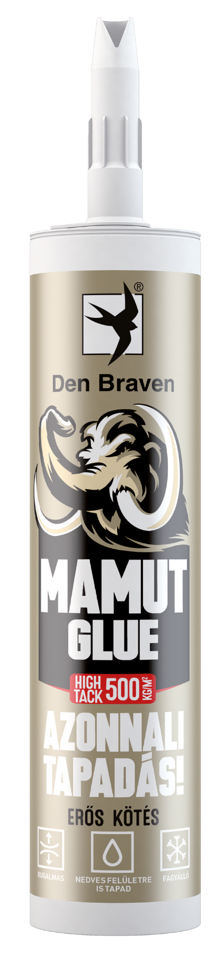 Den Braven MAMUT GLUE HIGH TACK ragasztó, fekete 290 ml termék fő termékképe