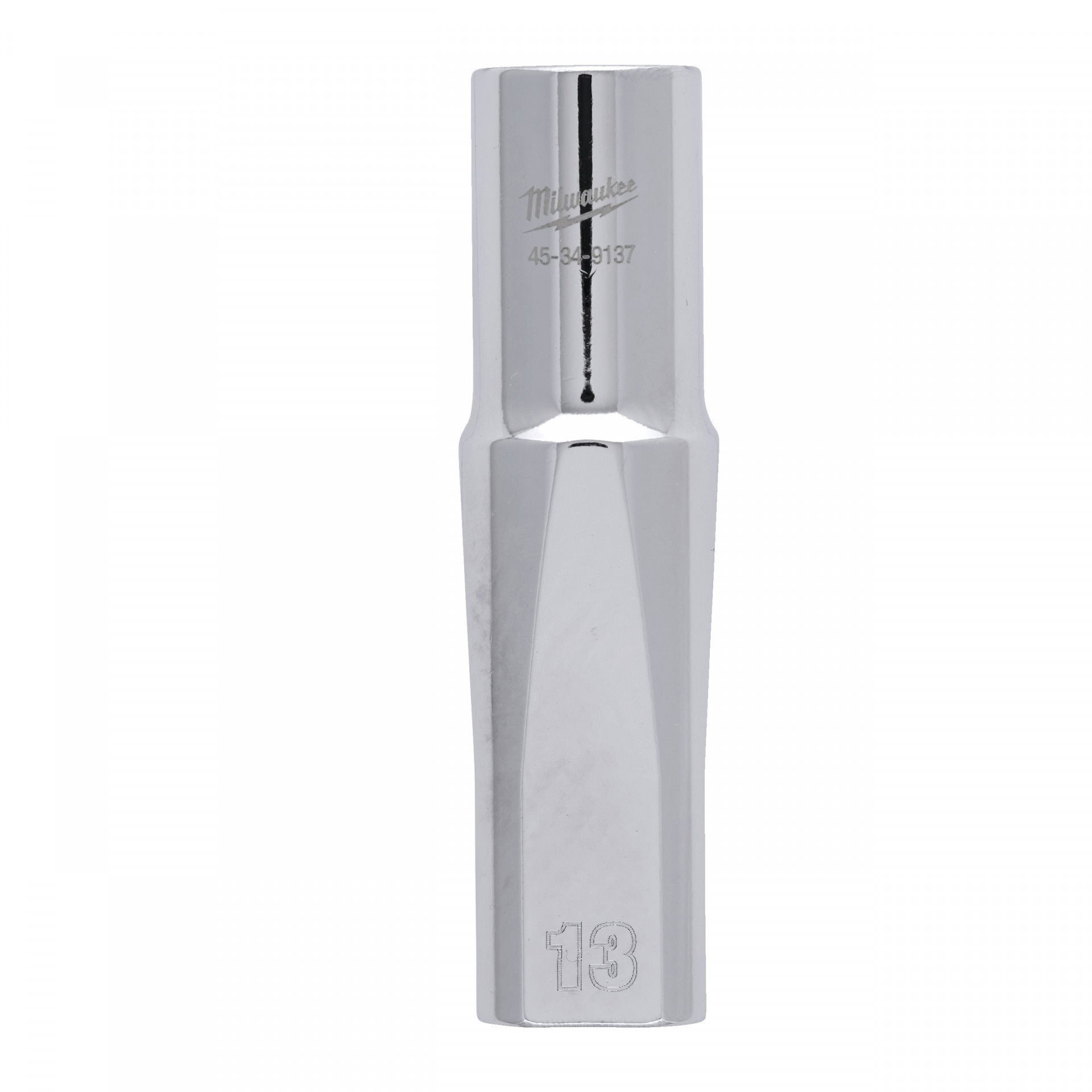 Milwaukee FOUR FLAT™ oldalú 1/2"-os dugókulcs fej, hosszú, 6-lapú, 13 mm termék fő termékképe