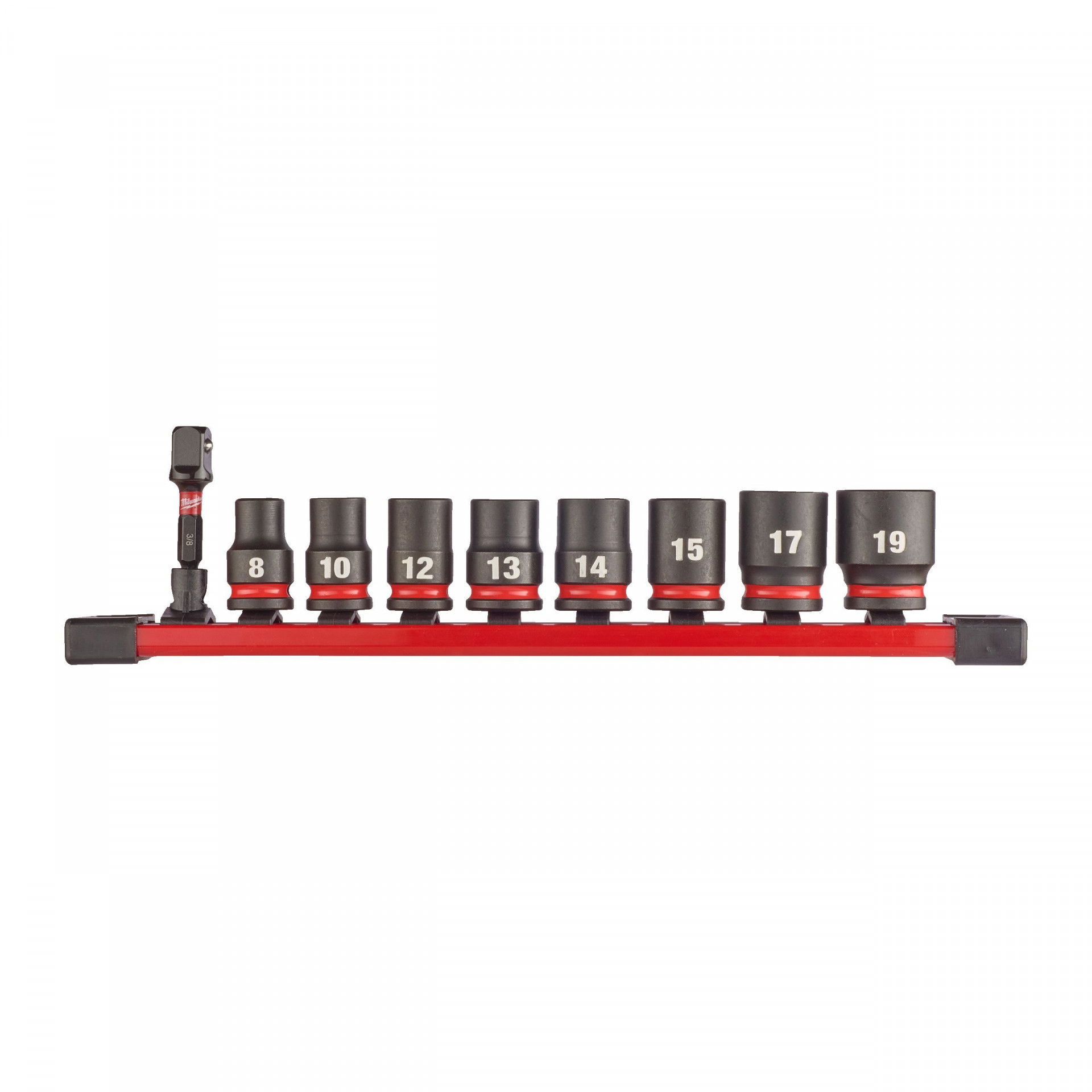 Milwaukee Shockwave Impact Duty™ 3/8"-os gépi dugókulcs készlet, rövid, 6-lapú, 9 darabos termék fő termékképe