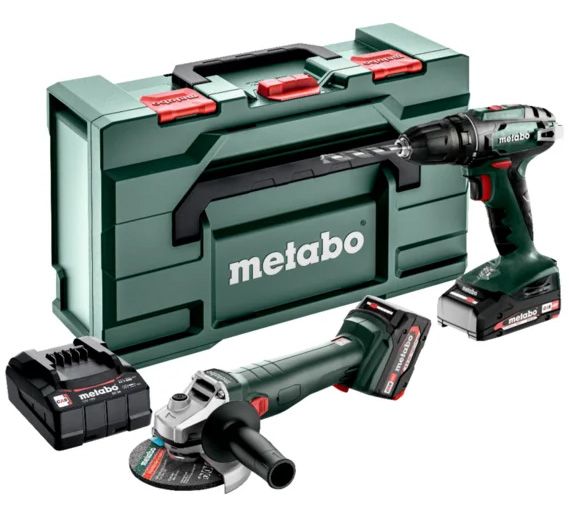 METABO COMBO SET 2.6.6 18 V akkumulátoros gépcsomag (1 x 2.0 Ah és 1 x 4.0 Ah Li-Power akkuval, metaBOX kofferben) termék fő termékképe