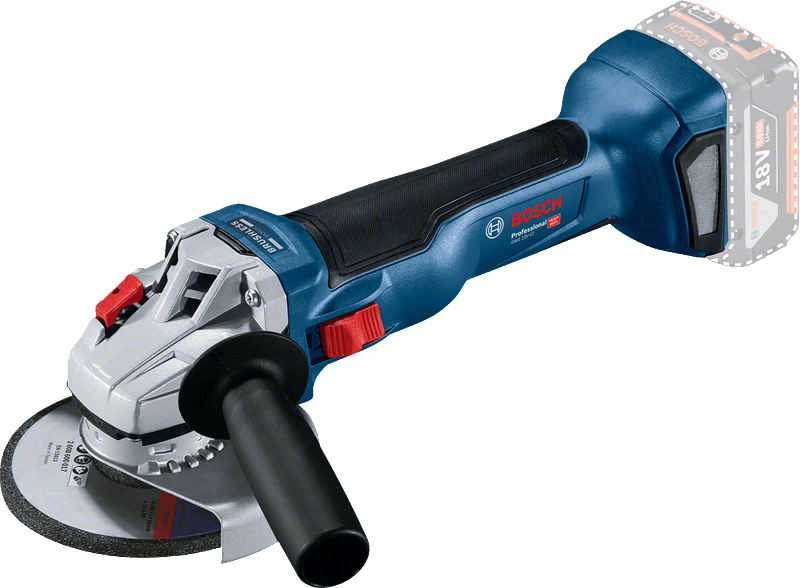 Bosch GWS 18V-10 akkus sarokcsiszoló (akku és töltő nélkül, Ø115 mm) termék fő termékképe