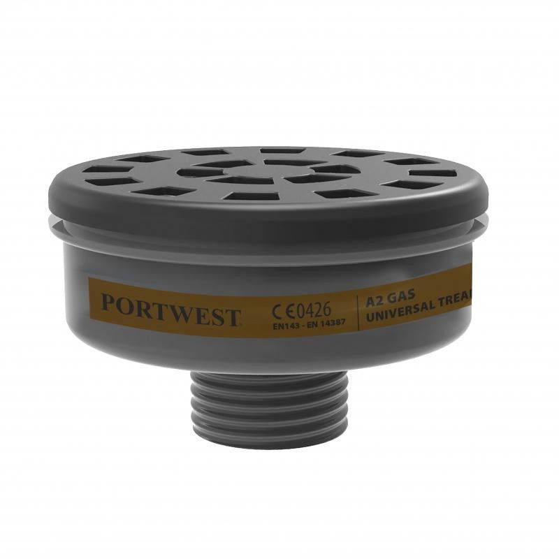 Portwest P906 - A2 gázszűrő univerzális csatlakozással, 6 db/csomag termék fő termékképe