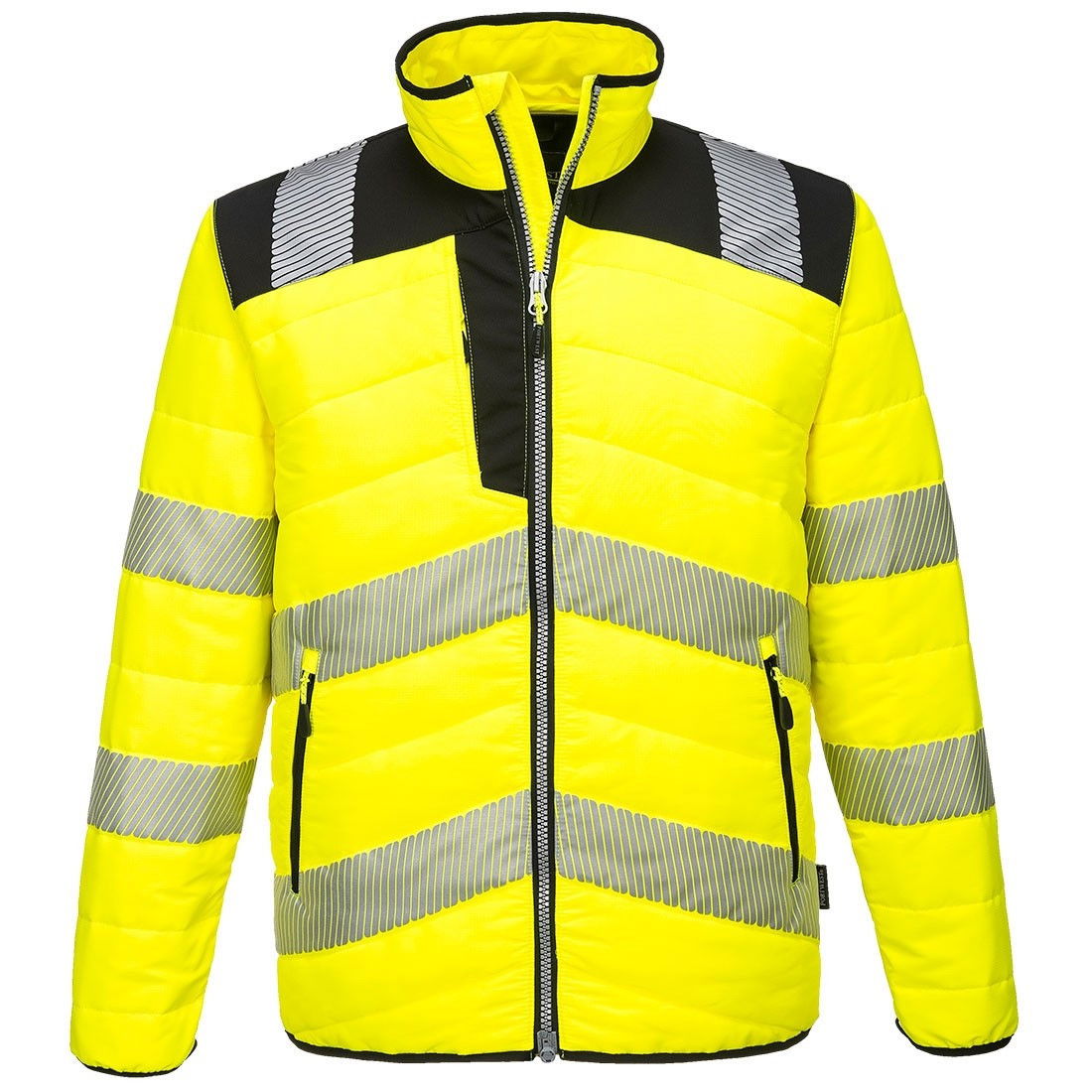 Portwest PW371 - PW3 Hi-Vis Baffle jól láthatósági kabát, sárga termék fő termékképe
